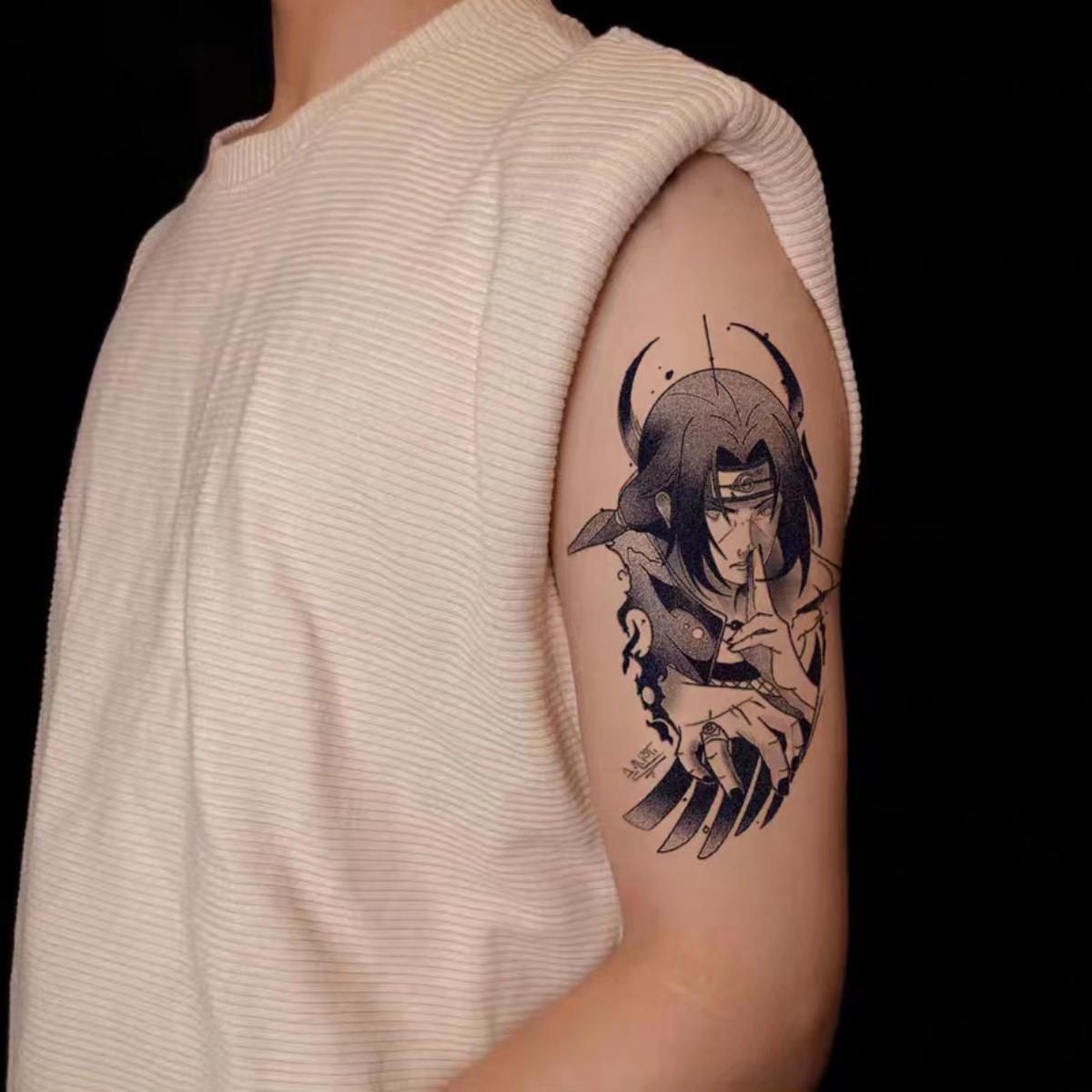 uchiha tribute tattoo by soul-baund on DeviantArt